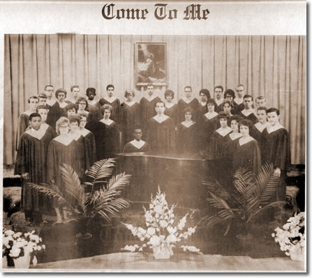 The Adelphian Academy Choir in 1962